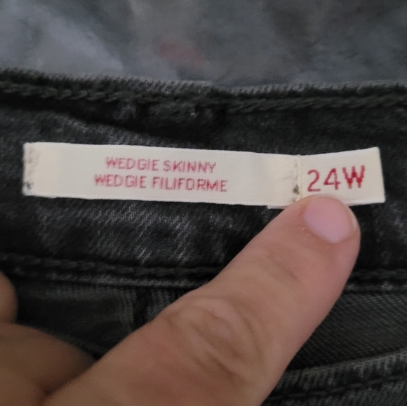 LEVI'S | Wedgie skinny button fly jeans - Picture 9 of 10
